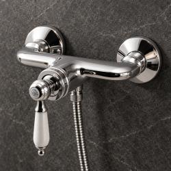 Aquanello Heritage Manor Mitigeur de douche classique Chrome CR-2001-HM